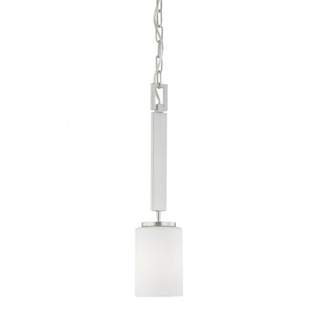 Thomas Pendenza 1-Light Pendant in Brushed Nickel SL891078